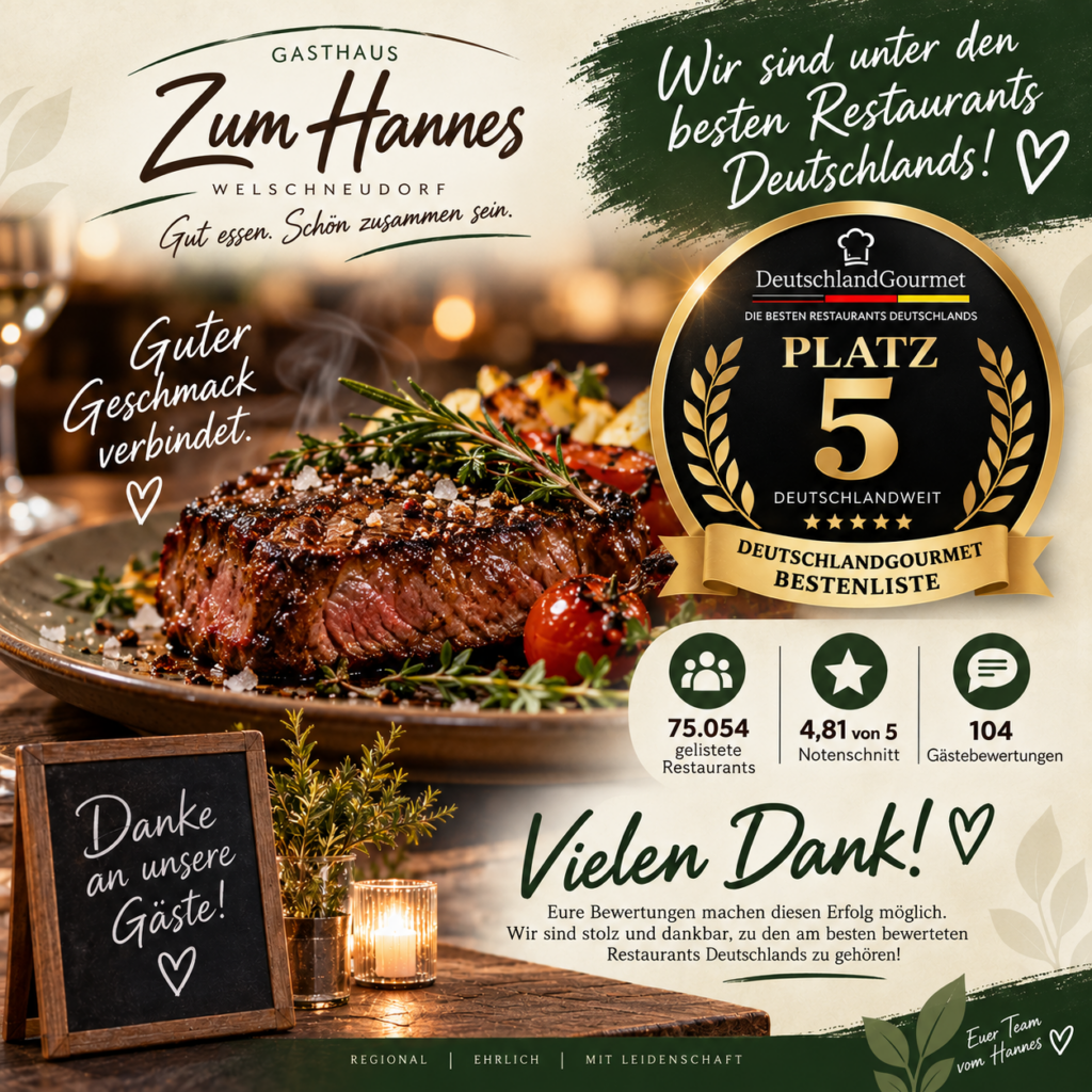 Hannes 5 Sterne